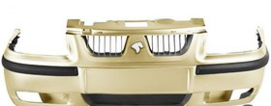 تصویر از سپر جلو سمند LX بژ مهرساز