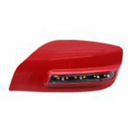 تصویر از آینه ساینا و کوئیک راهنمادار فلاپ قرمز کاوج R