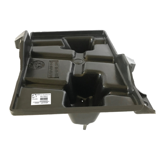 تصویر از زیر باطری پراید پلاستیکی